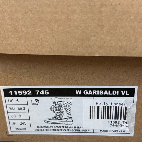 Helly Hansen Garibaldi VL Snow Boots Waterproof Nubuck Leather Faux Fur Women 8 - Picture 13 of 14